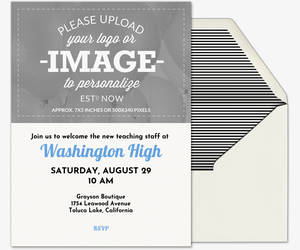 Design Your Own Image Invitation
