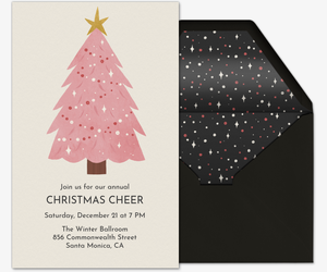 Xmas Tree Invitation
