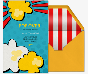 Pop Over Invitation