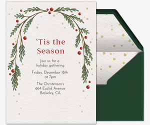 Tis The Season Invitation