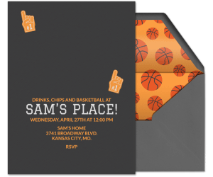 College Basketball Invitation