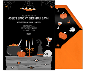 Halloween Feast Invitation