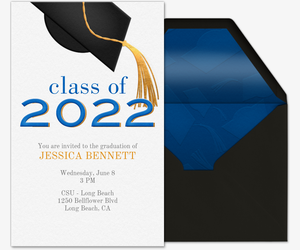 Golden Tassel 2022 Invitation