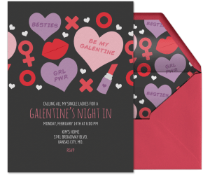 Happy Galentine's Day Invitation