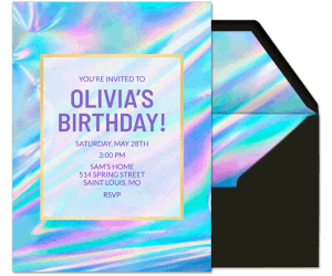 Holo Wave Invitation