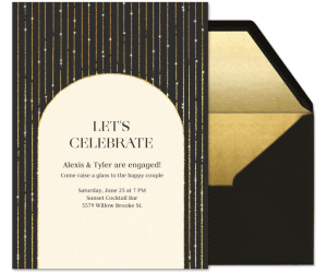 String of Lights Celebration Invitation