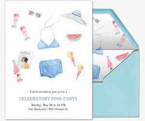 Beach Celebration Invitation