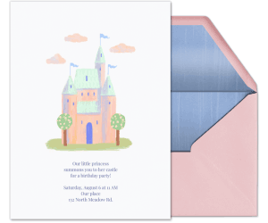 Pastel Dream Castle Invitation