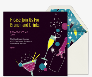 Chicks and Cheers Invitation
