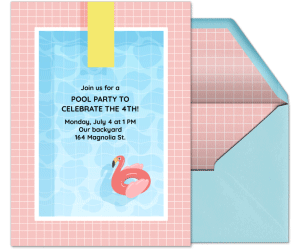 Rippling Water Invitation