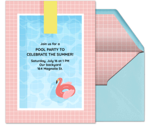Rippling Water Invitation