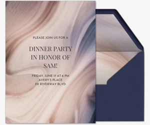 Agate Swirl Invitation
