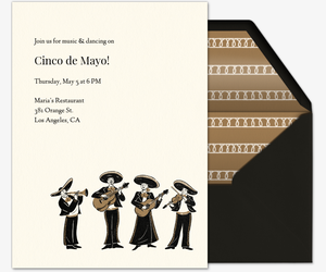 Mariachi Band Invitation
