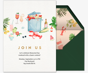 Summertime Staples Invitation