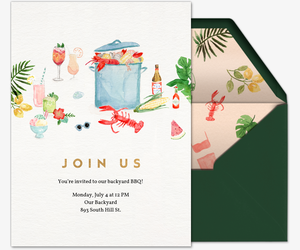 Summertime Staples Invitation