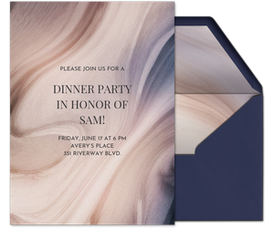 Agate Swirl Invitation
