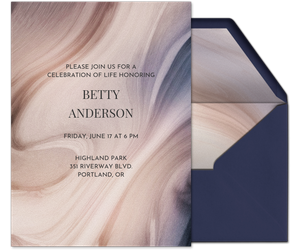 Agate Swirl Invitation