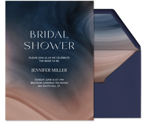 Agate Swirl (Bridal) Invitation