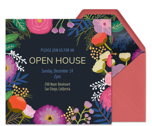 Baby Blooms Invitation