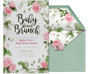 Baby Shower Brunch Invitation