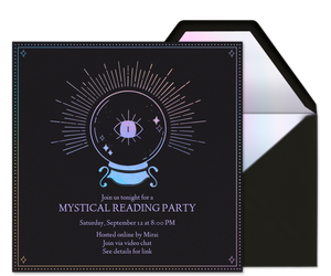 Classic Crystal Ball Invitation