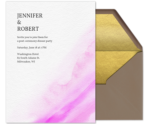 Delicate Ombré (Reception) Invitation