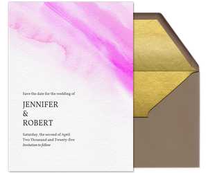 Delicate Ombré (Save the Date) Invitation