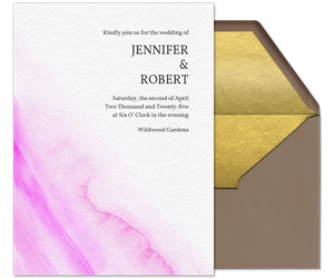 Delicate Ombré (Wedding) Invitation