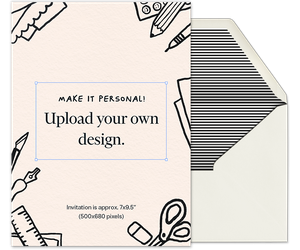 Design Your Own Portrait Invitation