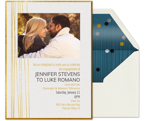 Elegant Engagement Invitation