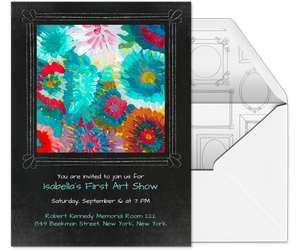 Gallery Frame Sketch Invitation