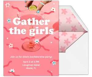 Gather The Girls Invitation