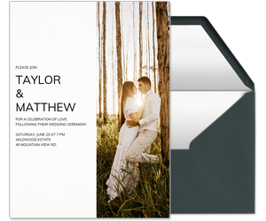 Getting Married UYO (Reception) Invitation