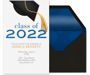 Golden Tassel 2022 Invitation