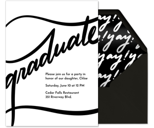 Graduate Script Invitation