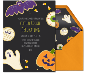 Halloween Cookies Invitation