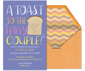 Happy Couple Toast Invitation