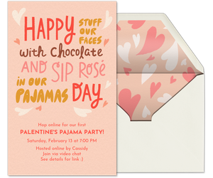 Happy Stuff Our Faces Day Invitation