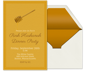 Honey Stick Religious Invitation