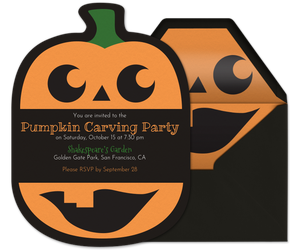 Jack O' Lantern Invitation