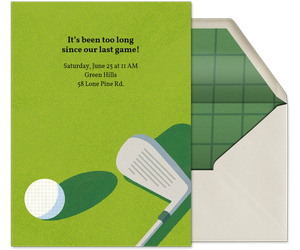 Join the Golf Club Invitation