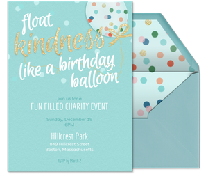 Kindness Balloon General Invitation