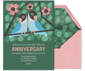 Love Birds Invitation