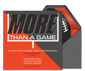 More Than a Game Invitation