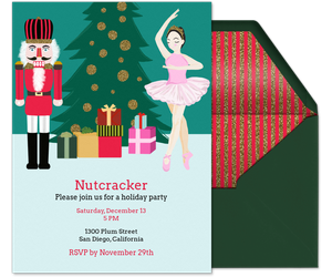 Nutcracker Ballet Invitation