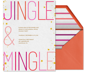 Office Dinner Party Invitation