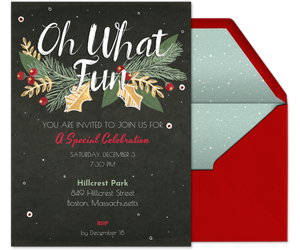 Oh What Berry Fun Invitation