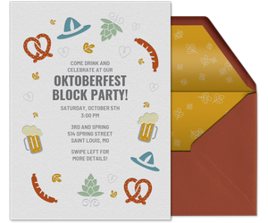Oktoberfest Press Invitation