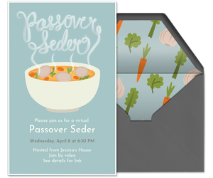 Passover Soup Invitation