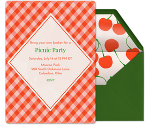 Picnic Preserves Invitation